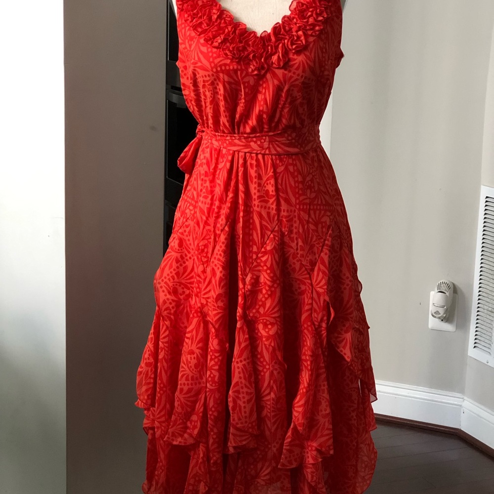 Robbie Bee Ruffle Dress - Picture 6 of 9
